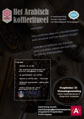 Flyer koffieritueel